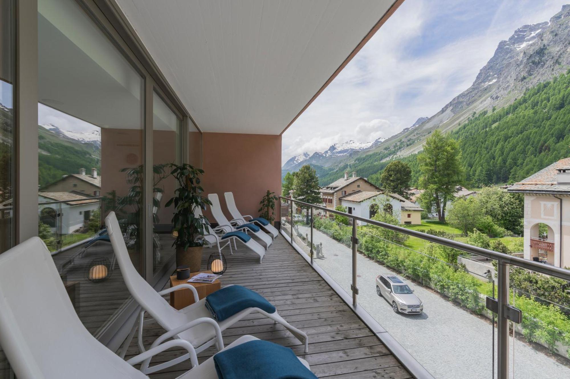 Parkhotel Margna Superior Sils Maria Kültér fotó